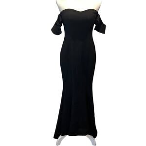 Likely Black Sunset Maxi Off Shoulder Gown  - Size 6 - NWT